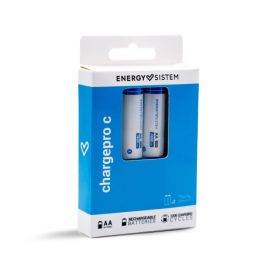 Pilhas Recarregável  Energy AA 3600mAh Type-C c/carregador