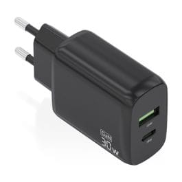 Carregador Aisens 1XUSB-C 30W + 1XUSB Alta Eficiencia