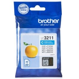 Tinteiro Brother LC3211C Cyan