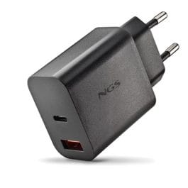 Carregador NGS 45W Ultrarrapido GaN – 1 USB-C y 1 USB-A – Color Negro